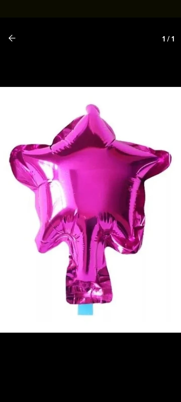 Globo Estrella Fucsia
